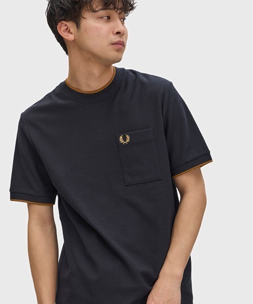 FRED PERRY（フレッドペリー） tシャツ Pocket Detail Pique T-Shirt