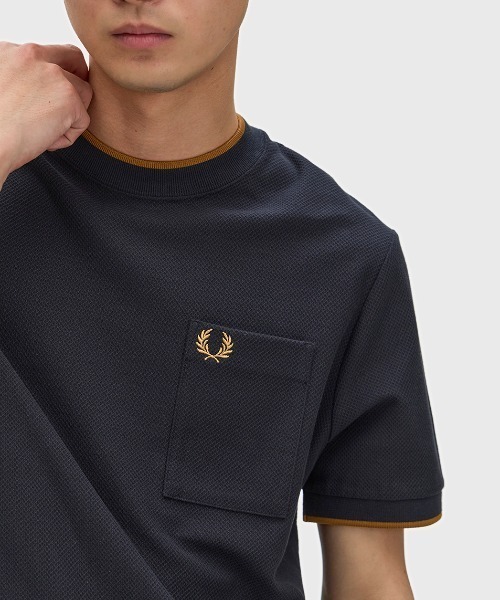 FRED PERRY（フレッドペリー） tシャツ Pocket Detail Pique T-Shirt