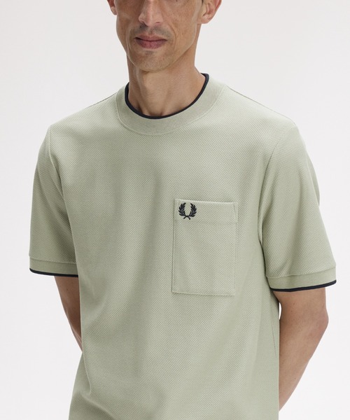 FRED PERRY（フレッドペリー） tシャツ Pocket Detail Pique T-Shirt