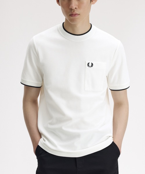 FRED PERRY（フレッドペリー） tシャツ Pocket Detail Pique T-Shirt