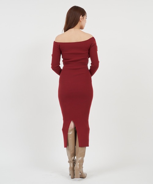 「ROYAL PARTY」 長袖ワンピース FREE ブラック レディース_画像2