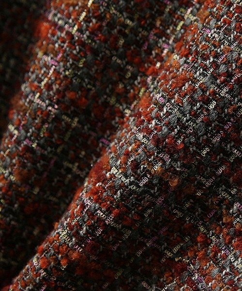 「BANICO」 ノーカラージャケット SMALL レッド レディース_画像5