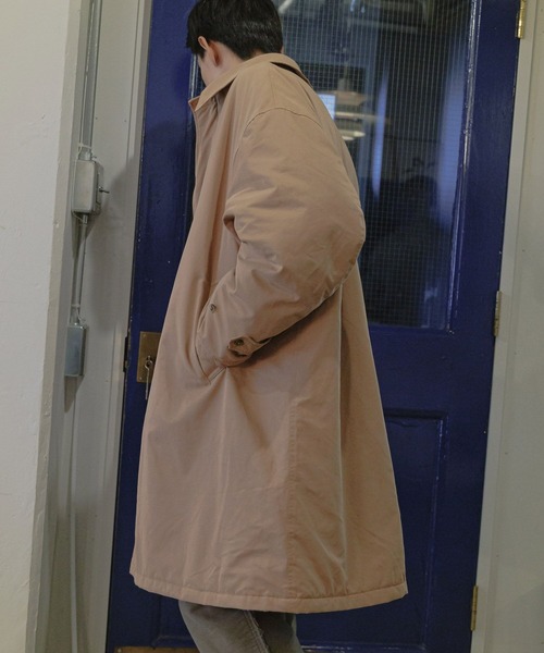 niko and…（ニコアンド） ステンカラーコート LARGE ブラック メンズ