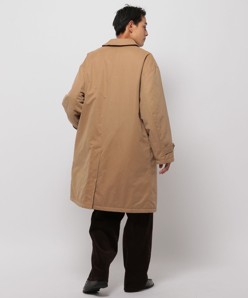 niko and…（ニコアンド） ステンカラーコート LARGE ブラック メンズ