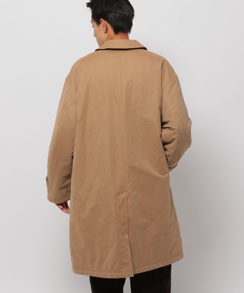 niko and…（ニコアンド） ステンカラーコート LARGE ブラック メンズ