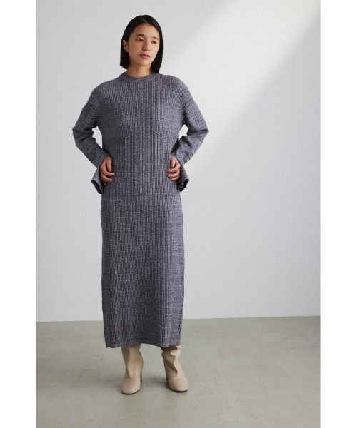 「STYLEMIXER」 ニットワンピース MEDIUM ブラック レディース_画像3