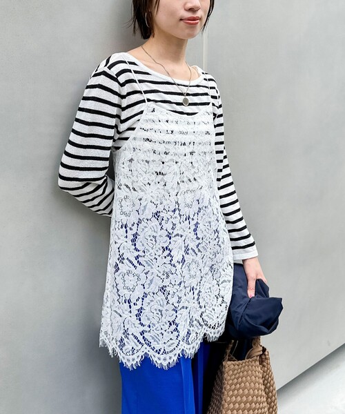 NOLLEY'S（ノーリーズ） キャミソール ウォッシャブルレースビスチェ