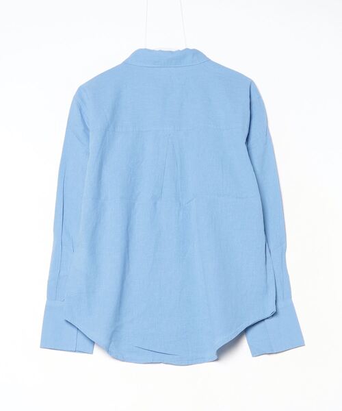 「gina tricot」 長袖シャツ M ベージュ レディース_画像3