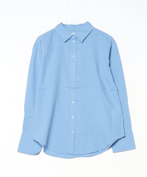 「gina tricot」 長袖シャツ M ベージュ レディース_画像4