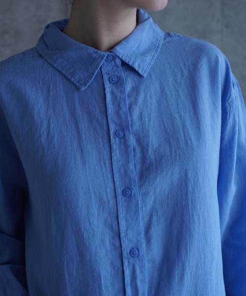 「gina tricot」 長袖シャツ M ベージュ レディース_画像6