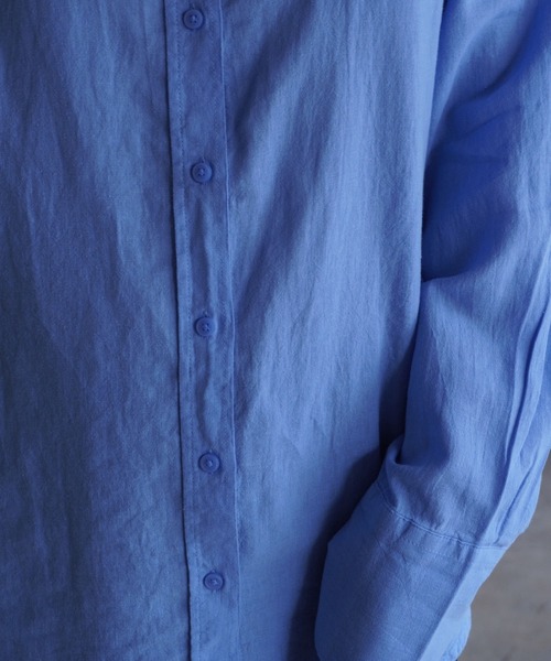 「gina tricot」 長袖シャツ M ベージュ レディース_画像7