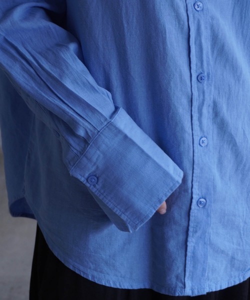 「gina tricot」 長袖シャツ M ベージュ レディース_画像8