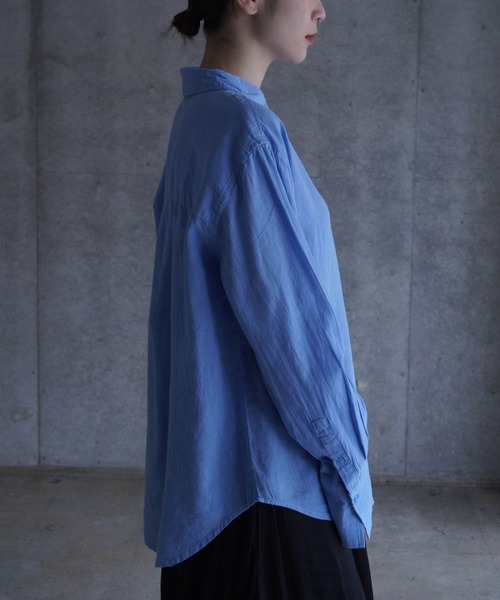 「gina tricot」 長袖シャツ M ベージュ レディース_画像9