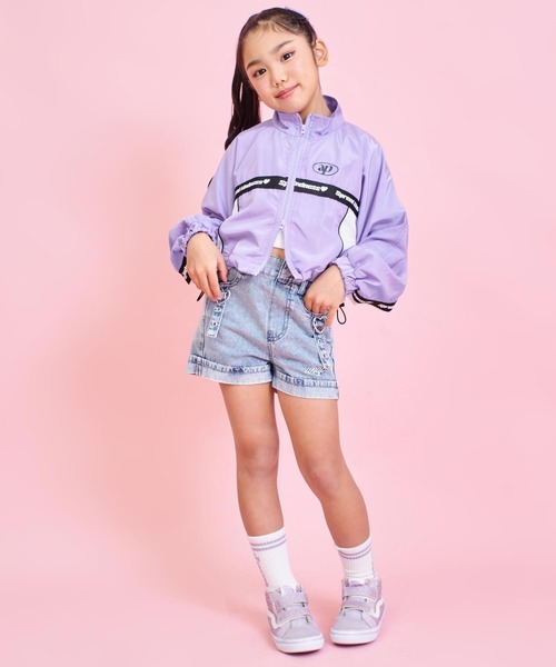 ANAP kids（アナップキッズ） ブルゾン アウター 配色クロップドシャカ