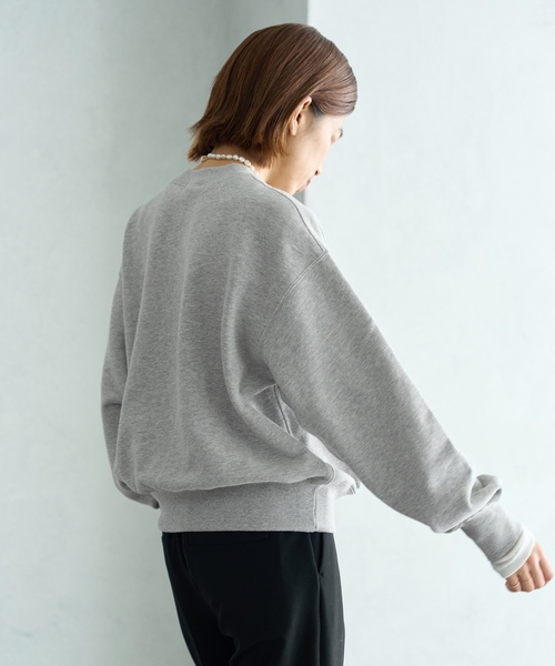 「IENA」 スウェットカットソー - グレー レディースの画像