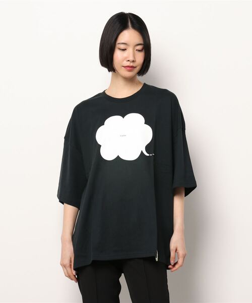 「FRAPBOIS PARK」 半袖Tシャツ 2 ブラック レディース_画像2