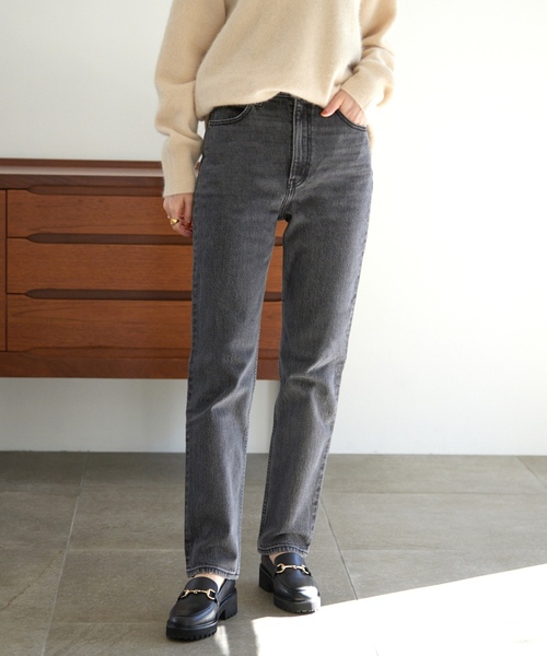 「SLOBE IENA」 「Levi’s」デニムパンツ 26.5cm グレー レディースの画像