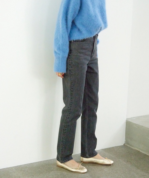 「SLOBE IENA」 「Levi’s」デニムパンツ 26.5cm グレー レディースの画像
