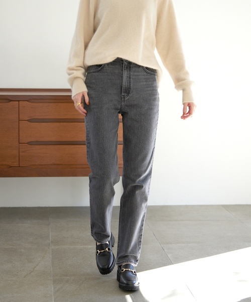「SLOBE IENA」 「Levi’s」デニムパンツ 26.5cm グレー レディースの画像