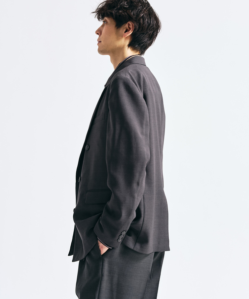 ジャケット テーラードジャケット 「EVALET / エバレット」メッシュWジャケット ”セットアップ着用可能 メンズの画像