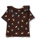 tシャツ 「WEB限定」ワッフルフリル衿半袖T...の詳細画像2