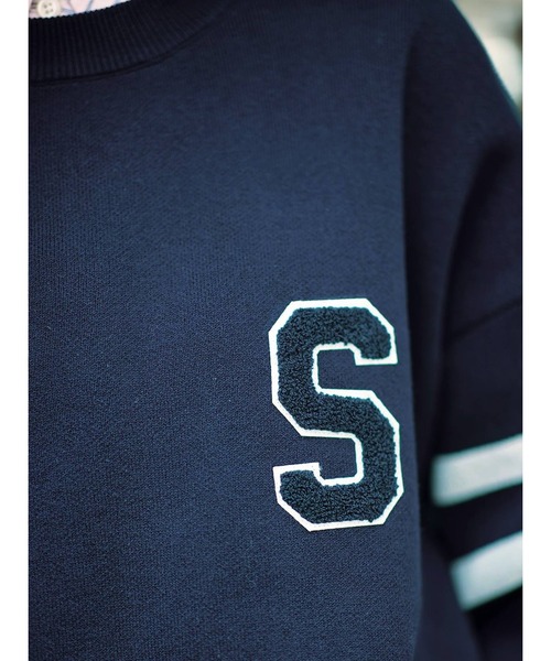 「Sunny clouds」 長袖ニット MEDIUM ネイビー レディース_画像6