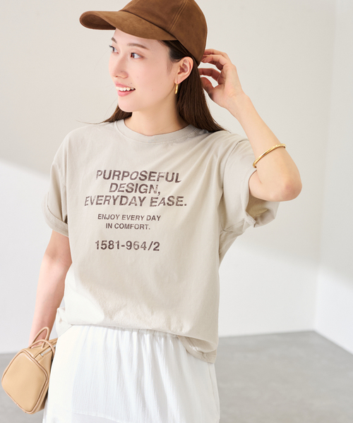 フレームワーク　ロゴT FRAMeWORK（フレームワーク） tシャツ カスレロゴプリントTシャツ