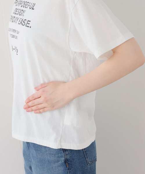 FRAMeWORK（フレームワーク） tシャツ カスレロゴプリントTシャツ