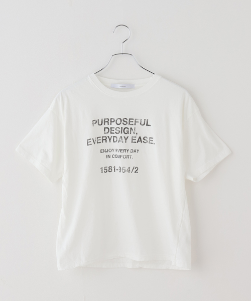 FRAMeWORK（フレームワーク） tシャツ カスレロゴプリントTシャツ