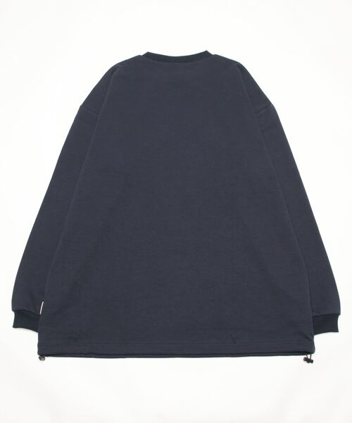 「BROKEN BASE」 長袖Tシャツ MEDIUM ネイビー メンズ_画像2