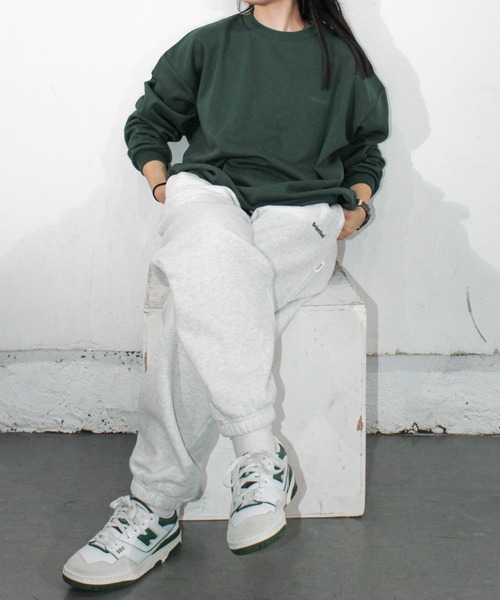 「BROKEN BASE」 長袖Tシャツ MEDIUM ネイビー メンズ_画像3