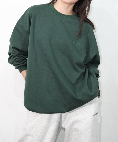 「BROKEN BASE」 長袖Tシャツ MEDIUM ネイビー メンズ_画像5