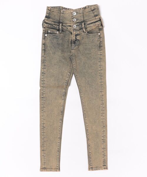 「GYDA」 スキニーデニムパンツ MEDIUM ブルー レディース