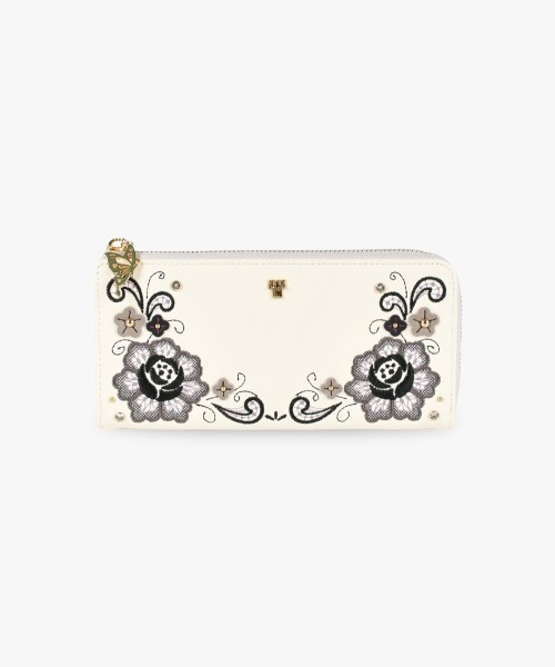 ANNA SUI（アナスイ） 長財布 財布 ララ Lファスナー長財布 レディース