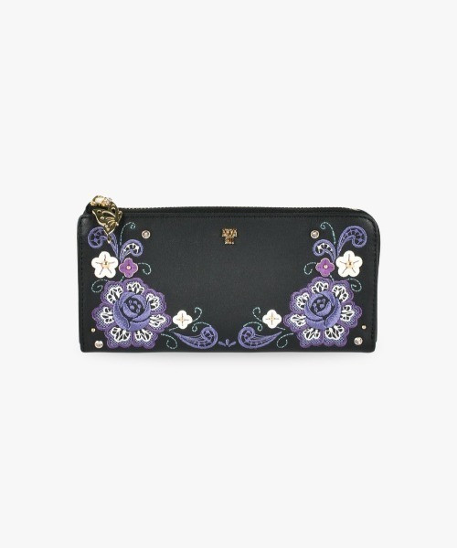 ANNA SUI（アナスイ） 長財布 財布 ララ Lファスナー長財布 レディース