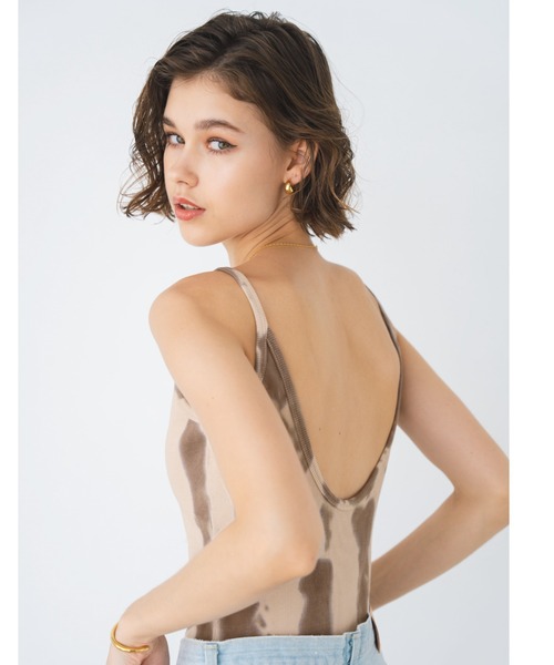 「ALEXIA STAM」 ノースリーブトップス M ブルー レディース_画像8