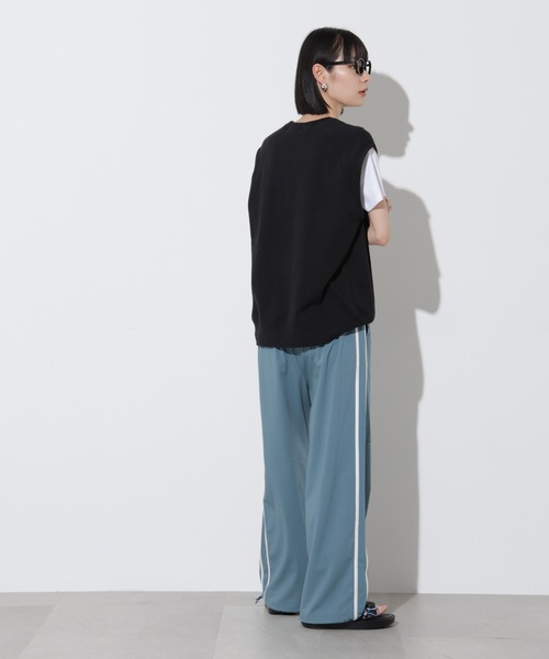 「Apo(s)ture」 イージーパンツ M スミクロ レディース_画像7