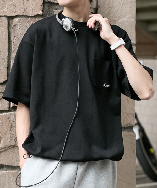 HECT tシャツ 「HECT」One Point Logo Drawstring S/S Pocket Tee