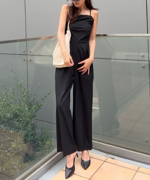 MOUSSY（マウジー） オールインワン TUCKED WAIST BARE オールインワン