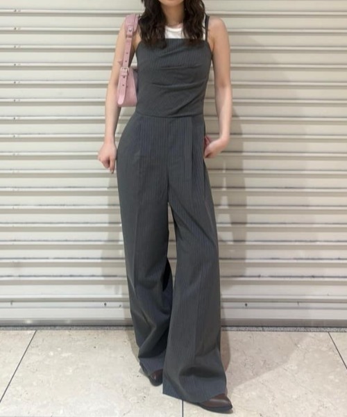 MOUSSY（マウジー） オールインワン TUCKED WAIST BARE オールインワン