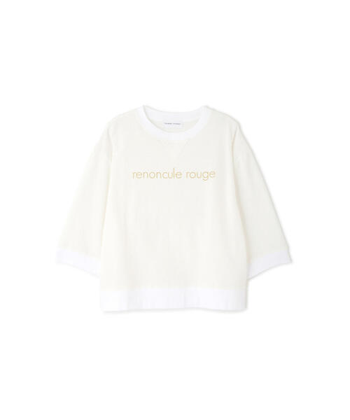 「human woman」 半袖Tシャツ MEDIUM イエロー レディース_画像8