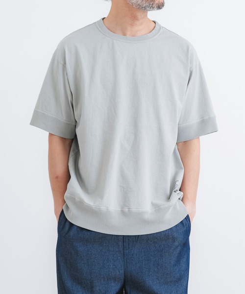 quadro tシャツ BDドライ度詰め天竺半袖クルーネックプルオーバー