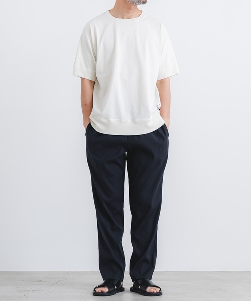 quadro tシャツ BDドライ度詰め天竺半袖クルーネックプルオーバー