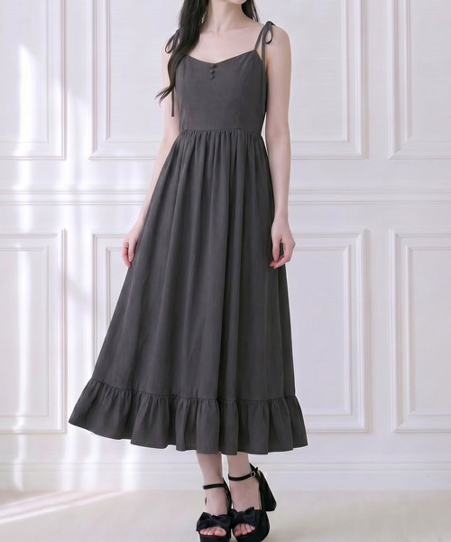 美品　サラルイーズ　スモッキングワンピース　5A DearMyLoveRose（ディアマイラブローズ） ワンピース マルチWAYリボン