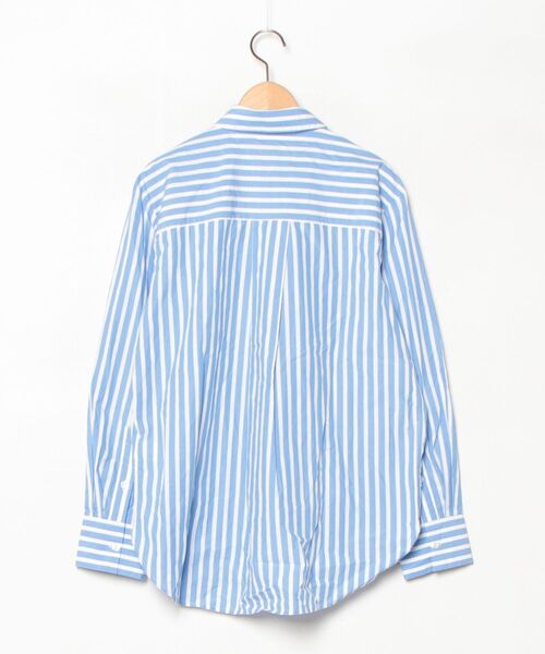 「HILFIGER DENIM」 長袖シャツ 34inch ブルー レディース_画像2
