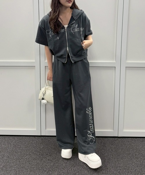 ANOTHER BRANCH OLIVE des OLIVE ワンピース キラキラパーカー空港