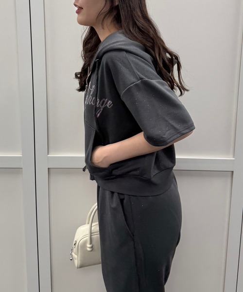 ANOTHER BRANCH OLIVE des OLIVE ワンピース キラキラパーカー空港