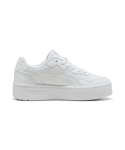 「PUMA」 ローカットスニーカー 23.5cm ホワイト×ブラック レディース_画像5