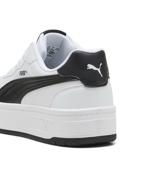 「PUMA」 ローカットスニーカー 23.5cm ホワイト×ブラック レディース_画像8