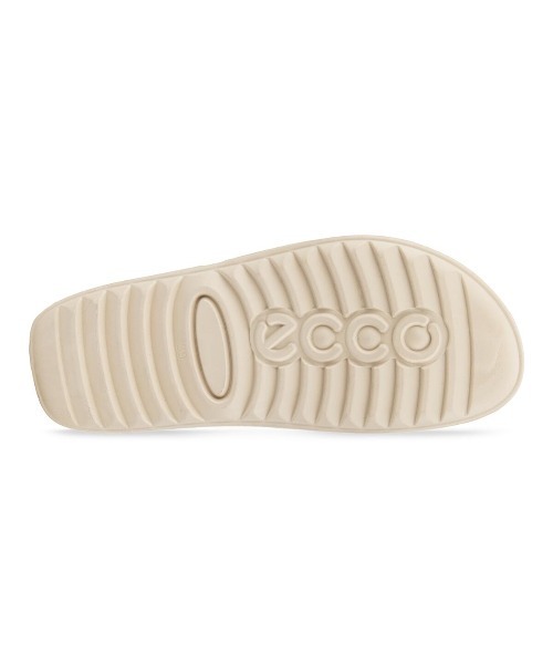 「ECCO」 フラットサンダル 38 ストーン レディース_画像6
